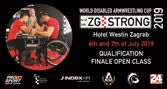 Svjetski kup za osobe s invaliditetom ZG STRONG 2019 Svjetski kup za osobe s invaliditetom ZG STRONG 2019